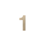 GPF Champagne blend huisnummer 1, 150 mm