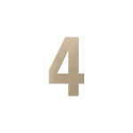 GPF Champagne blend huisnummer 4 L, 200 mm