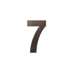 GPF Dark blend huisnummer 7 L, 200 mm