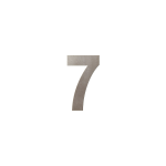 GPF Mocca blend huisnummer 7, 150 mm