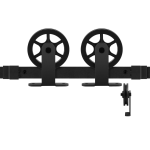 GPF0503.61 schuifdeursysteem Suuri zwart 150 cm