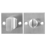 GPF0910.08 toiletgarnituur 50x50x2mm stift 8mm RVS geborsteld