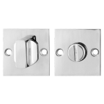 GPF0911.48 toiletgarnituur 50x50x2mm stift 5mm RVS gepolijst