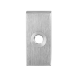 GPF1100.01L rozet 70x32x10mm RVS geborsteld linksdraaiend