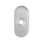 GPF1100.04L rozet 70x32x10mm RVS geborsteld linksdraaiend