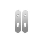 GPF1100.10 kortschild afgerond PC55 RVS geborsteld