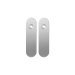 GPF1100.10 kortschild afgerond RVS geborsteld