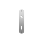 GPF1100.12L/R plaatschild afgerond BB72 links-/ rechtsdraaiend RVS geborsteld