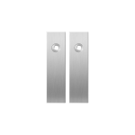 GPF1100.15 kortschild rechthoekig blind RVS geborsteld