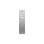 GPF1100.16L/R plaatschild rechthoekig blind links-/ rechtsdraaiend RVS geborsteld