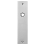 GPF1100.16L/R plaatschild rechthoekig links-/ rechtsdraaiend RVS geborsteld