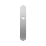 GPF1100.20R langschild afgerond blind rechtsdraaiend RVS geborsteld