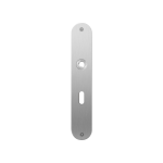 GPF1100.21L/R plaatschild afgerond BB56 links-/ rechtsdraaiend RVS geborsteld