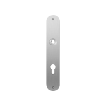 GPF1100.21L/R plaatschild afgerond PC72 links-/ rechtsdraaiend RVS geborsteld