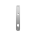 GPF1100.21L/R plaatschild afgerond PC92 links-/ rechtsdraaiend RVS geborsteld