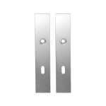 GPF1100.25 langschild rechthoekig BB72 RVS geborsteld