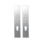 GPF1100.25 langschild rechthoekig PC72 RVS geborsteld