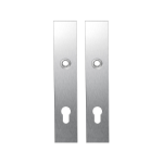 GPF1100.25 langschild rechthoekig PC85 RVS geborsteld