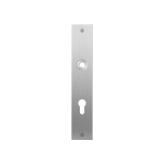 GPF1100.26L/R plaatschild rechthoekig PC72 links-/ rechtsdraaiend RVS geborsteld