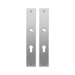 GPF1100.27 plaatschild rechthoekig PC72 RVS geborsteld