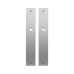 GPF1100.27 plaatschild rechthoekig RVS geborsteld