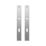 GPF1100.28 plaatschild rechthoekig BB72 RVS geborsteld
