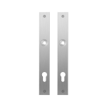 GPF1100.28 plaatschild rechthoekig PC92 RVS geborsteld