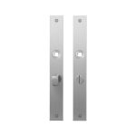 GPF1100.28 plaatschild rechthoekig WC55/8 normale knop RVS geborsteld