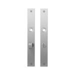 GPF1100.28 plaatschild rechthoekig WC63/8 normale knop RVS geborsteld