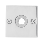 GPF1100.48L/R rozet 50x50x2mm RVS gepolijst links-/rechtsdraaiend