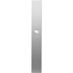 GPF1100.75R langschild XL rechthoekig blind rechtsdraaiend RVS geborsteld