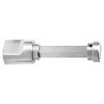 GPF1108.09 toiletgarnituur stift 8mm RVS geborsteld