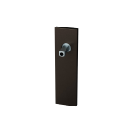 GPF1115.A1.411 kortschild rechthoekig BB72 Dark blend met vastgelaste knopvastzetter