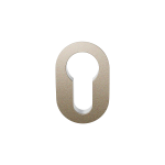 GPF1140.A4 Minimalistische cilinderrozet 42x28x1,5mm Champagne Blend