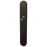 GPF1170.A1.401 langschild XL afgerond BB56 Dark blend met vastgelaste knopvastzetter