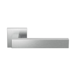 GPF1304.09-02 Tapu deurkruk op vierkante rozet RVS, 50x8mm