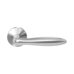 GPF1314.09-00 Rangi deurkruk op ronde rozet RVS, 50x8mm