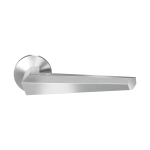 GPF3112.09-00 Rua deurkruk op ronde rozet RVS, 50x8mm