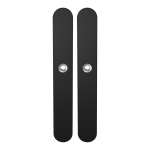GPF8100.70 langschild XL afgerond zwart