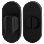 GPF8910.04 toiletgarnituur 70x32mm stift 8mm zwart
