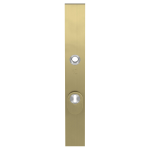 GPF9038.92P4 veiligheidsbuitenschild met kerntrekbeveiliging PC92 PVD mat messing