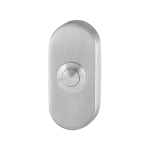 GPF9827.04 voordeurbel ovaal 70x32x10 mm RVS geborsteld