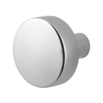 GPF9852.49 RVS gepolijst vlakke knop 52x16mm t.b.v. veiligheidsschilden vast incl. wisselstift