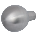 GPF9854.09 RVS mat kogel knop 50mm t.b.v. veiligheidsschilden vast
