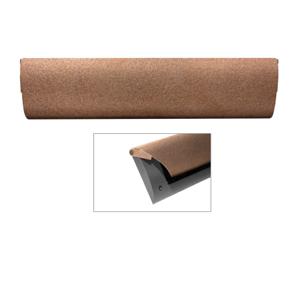 CC Tochtklep Bronze blend 86x345mm