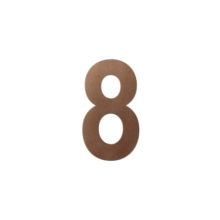 GPF9808.A2 bronze huisnummer 8/ 200mm