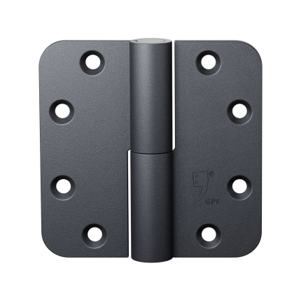 GPF0310.AS paumelle 89x89 Antraciet DIN LS ronde hoek