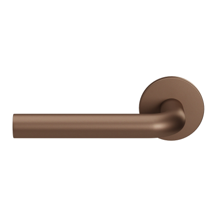 GPF100VRA2L Bronze bl. deurkruk op rozet