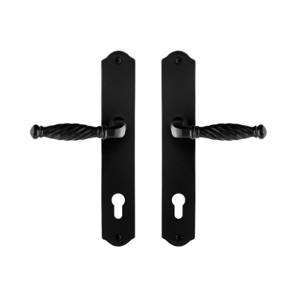 GPF6225.60 deurkruk op schild 238x41x4mm