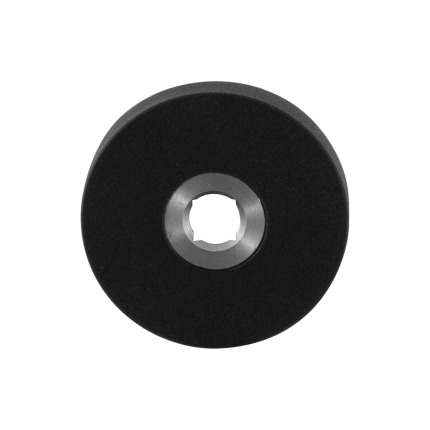 GPF8100.05L zwart ronde rozet 50x6mm